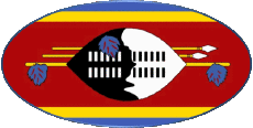 Bandiere Africa Eswatini Ovale 