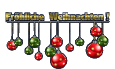 Messages Allemand Fröhliche  Weihnachten Serie 07 