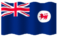 Banderas Oceanía Australia Tasmania Ondulación 