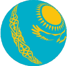 Drapeaux Asie Kazakstan Sphere - Cube 