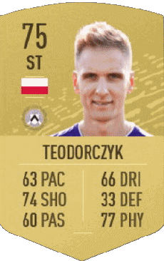 Multi Média Jeux Vidéo F I F A - Joueurs Cartes Pologne Lukasz Teodorczyk 