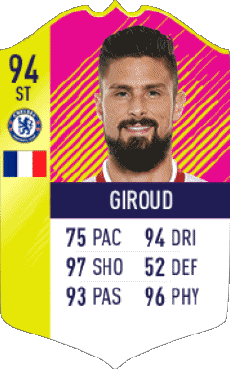 Multi Media Video Games F I F A - Card Players France Olivier Giroud 