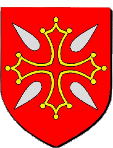 Fahnen Frankreich Abteilungen - Städte 31 Haute Garonne 