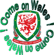 Mensajes Inglés Come on Wales Soccer 