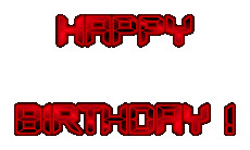 Mensajes Inglés Happy Birthday Fluo - Neon 001 