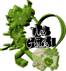 Messages Allemand Viel Glück Fond Transparent 07 