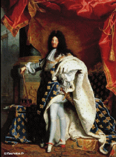Portrait of Louis XIV-Humor - Fun Morphing - Parece Artistas pintores recreación de arte covid de contención Getty desafío  - Hyacinthe Rigaud Portrait of Louis XIV