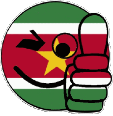 Flags America Suriname Smiley - OK 