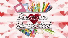 Messages French Bonne Rentrée Animated Background 006 