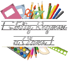 Messages Espagnol Feliz Regreso a Clases Fond Transparent 003 