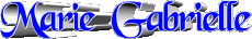 Nombre FEMENINO - Francia M Compuesto Marie Gabrielle 