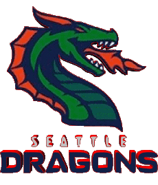 Sports FootBall Américain U.S.A - X F L Seattle Dragons 
