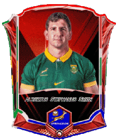 Deportes Rugby - Jugadores Africa del Sur Equipo 2025 Albertus Stephanus Smith 