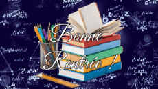 Messages Français Bonne Rentrée Fond Animé 001 
