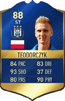 Multimedia Videogiochi F I F A - Giocatori carte Polonia Lukasz Teodorczyk 