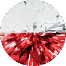 Fahnen Europa Polen Runde 