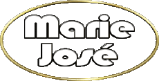 Vorname WEIBLICH - Frankreich M Zusammengesetzter Marie José 