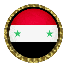 Bandiere Asia Siria Rotondo - Anelli 