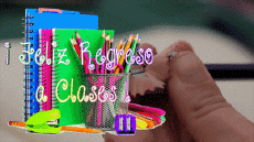 Messagi Spagnolo Feliz Regreso a Clases Sfondo animato 004 