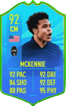Multimedia Videogiochi F I F A - Giocatori carte U S A Weston McKennie 