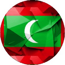 Flags Asia Maldives Round 