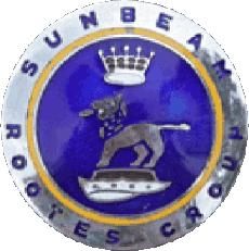 Transporte Coches - Viejo Sunbeam Logo 
