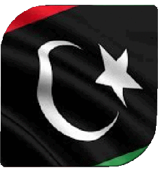 Flags Africa Libya Square 