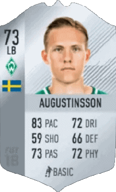 Multimedia Videogiochi F I F A - Giocatori carte Svezia Ludwig Augustinsson 