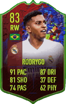 Multimedia Videogiochi F I F A - Giocatori carte Brasile Rodrygo Silva de Goes 