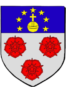 Blasone-Bandiere Francia Dipartimenti - Città 94 MANDRES LES ROSES Blasone