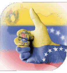 Fahnen Amerika Venezuela Platz 