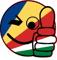 Flags Africa Seychelles Smiley - OK 