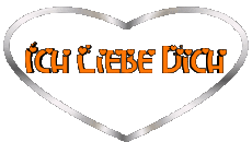 Messages Allemand Ich Liebe Dich Coeur 
