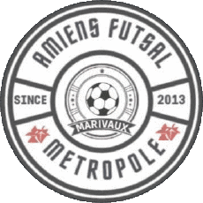 Sports FootBall Club France Logo Hauts-de-France 80 - Somme Amiens Métropole Futsal 