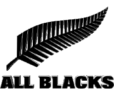 All Blaks Logo-Sports Rugby National Teams - Leagues - Federation Oceania New Zealand 