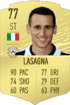 Multimedia Vídeo Juegos F I F A - Jugadores  cartas Italia Kevin Lasagna 