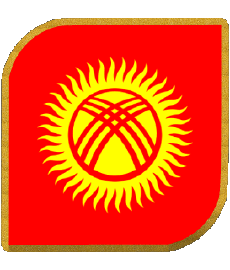Banderas Asia Kirguizistán Plaza 