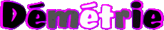 Vorname WEIBLICH - Frankreich D Démétrie 