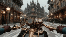 Humor - Fun A.I Mezcla Epic Steampunk Vehicule 