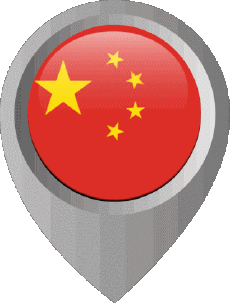 Bandiere Asia Cina Perno di posizione 