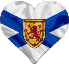 Bandiere Europa Scozia Cuore 