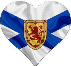 Drapeaux Europe Ecosse Coeur 