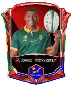 Sportivo Rugby - Giocatori Sud Africa Squadra 2025 Damian Willemse 