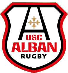 Sports Rugby Club France Logo Dept 81 US Canton d'Alban 