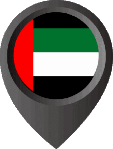 Bandiere Asia Emirati Arabi Uniti Perno di posizione 