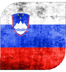 Flags Europe Slovenia Square 