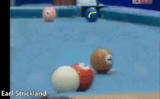 Earl Strickland-Humor -  Fun Sports Pool Table Best Off Shot 