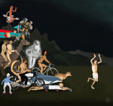 Humour - Fun GIF Artistes Scorpion Dagger 