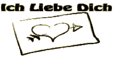 Messages Allemand Ich Liebe Dich Coeur 