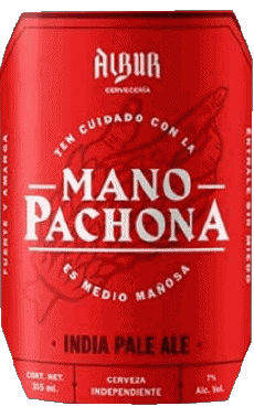 Mano Pachona-Bebidas Cervezas Mexico Albur 